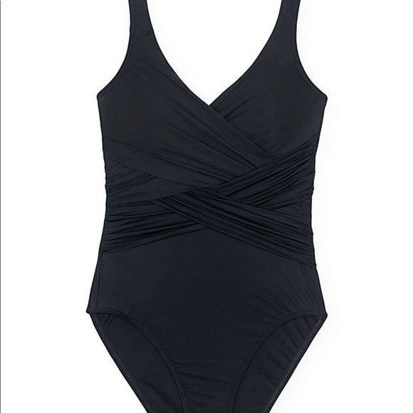 Lands end one piece swimsuit wrap 18 petite - Picture 3 of 5